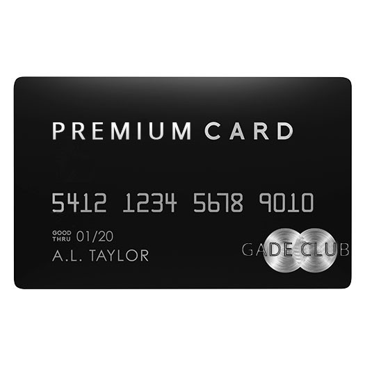 Gade Club Premium Member Card